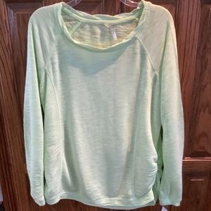 Ladies long sleeve silverwear top